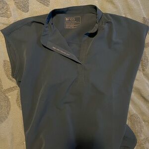 Figs teal rafaela scrub top